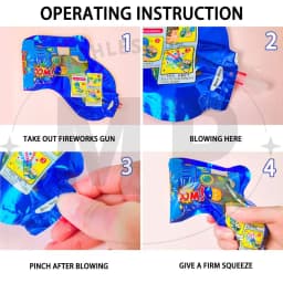 10~100pcs Color Random Streamer Cannon Confetti Cannon Handheld Inflatable Sparkle Sequin Wedding Celebration Birthday Party Toy