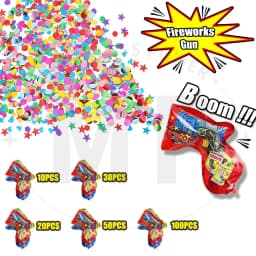 10~100pcs Color Random Streamer Cannon Confetti Cannon Handheld Inflatable Sparkle Sequin Wedding Celebration Birthday Party Toy