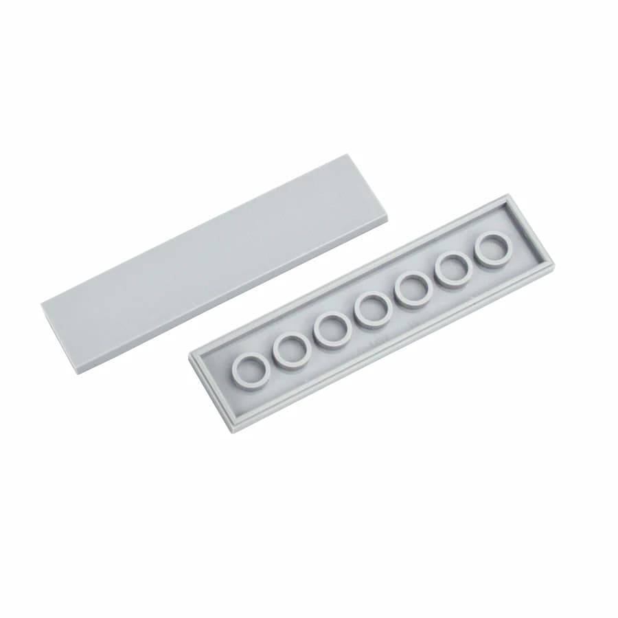 2x8 Tile Bricks 20Pcs DIY Smooth Building Blocks 2x8 Dots Educational Creative Size Kid Plastic Toys Compatible With Brand