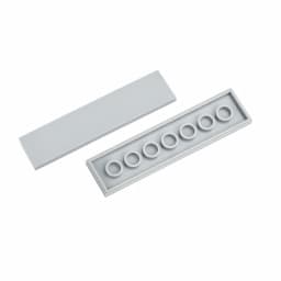2x8 Tile Bricks 20Pcs DIY Smooth Building Blocks 2x8 Dots Educational Creative Size Kid Plastic Toys Compatible With Brand