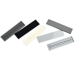 2x8 Tile Bricks 20Pcs DIY Smooth Building Blocks 2x8 Dots Educational Creative Size Kid Plastic Toys Compatible With Brand