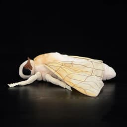 Lifelike Silkworm Moth Plush Toys Soft Insect Rosy Maple Moth Bee Pink Orchid Mantis Beetle Stuffed Animals Toy Gifts