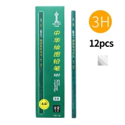 Black Sketch Pencil Professional Wood Drawing Pencil H/2H/3H/4H/5H/6H/HB 2/3/4/5/6/8/10/12B Art Stationery Supplies 12Pcs