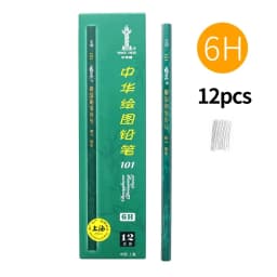 Black Sketch Pencil Professional Wood Drawing Pencil H/2H/3H/4H/5H/6H/HB 2/3/4/5/6/8/10/12B Art Stationery Supplies 12Pcs
