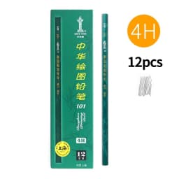 Black Sketch Pencil Professional Wood Drawing Pencil H/2H/3H/4H/5H/6H/HB 2/3/4/5/6/8/10/12B Art Stationery Supplies 12Pcs