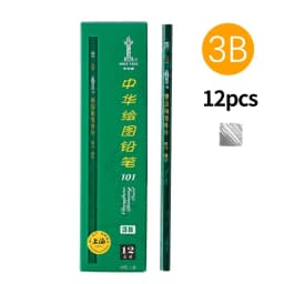 Black Sketch Pencil Professional Wood Drawing Pencil H/2H/3H/4H/5H/6H/HB 2/3/4/5/6/8/10/12B Art Stationery Supplies 12Pcs
