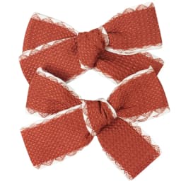 Girls Baby Solid Ribbon Hair Clips Headbands Children Fashion Casual Elastic Dressy Lacy Cute Bows Hairpin Hair Accessories