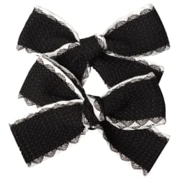Girls Baby Solid Ribbon Hair Clips Headbands Children Fashion Casual Elastic Dressy Lacy Cute Bows Hairpin Hair Accessories