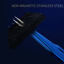MECHANIC Aac-14 Precision Tweezers 8 Hollows Heat-Dissipating Non-Magnetic Long Tweezers Electronic IC Chip Phone Repair Tools