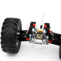 83 Pcs High-Tech MOC Off-Road Vehicle Model Rear Suspension System with Shock Absorber Set Building Blocks Toys Gift for Kid Boy