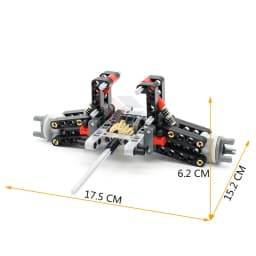83 Pcs High-Tech MOC Off-Road Vehicle Model Rear Suspension System with Shock Absorber Set Building Blocks Toys Gift for Kid Boy