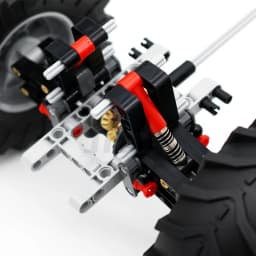 83 Pcs High-Tech MOC Off-Road Vehicle Model Rear Suspension System with Shock Absorber Set Building Blocks Toys Gift for Kid Boy