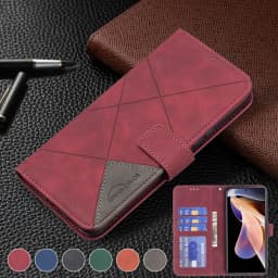 Wallet With Card Slot Magnetic Flip Leather Case For Xiaomi Redmi 15C 14C Note 15 Pro+ 14 13 12 Poco X8 Pro Max X7Pro 17T 15T