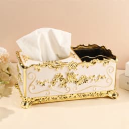 Multifunctional kitchen storage tissue box European creative living room drawer box desktop remote control napkin storage box