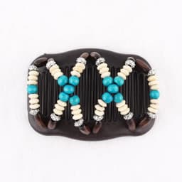 Four Seasons Fashion Magic Hair Comb For Women Ponytail Bun Holder Hair-style DIY Hair Clips Beaded Claw Disc Accessories Tools