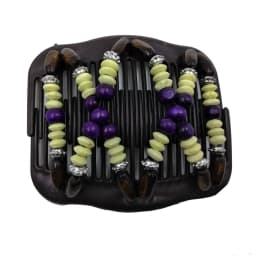 Four Seasons Fashion Magic Hair Comb For Women Ponytail Bun Holder Hair-style DIY Hair Clips Beaded Claw Disc Accessories Tools