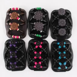 Four Seasons Fashion Magic Hair Comb For Women Ponytail Bun Holder Hair-style DIY Hair Clips Beaded Claw Disc Accessories Tools