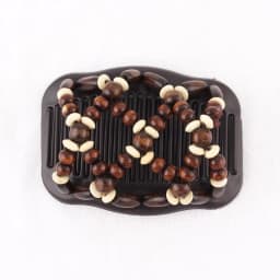Four Seasons Fashion Magic Hair Comb For Women Ponytail Bun Holder Hair-style DIY Hair Clips Beaded Claw Disc Accessories Tools