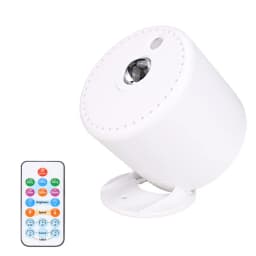 ESHINY RGB LED Rechargeable Battery Aurora Star Sky Light Laser Projector Motive Disco USB DJ Night Kids Stage Bedroom B222N8