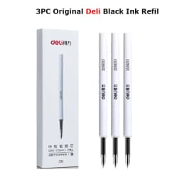 Deli Nusign Metal Gel Pen Set Sign Pen Rollerball Pучка Caneta Gel 0.5MM PREMEC Switzerland Refill Office School Supplier