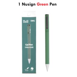 Deli Nusign Metal Gel Pen Set Sign Pen Rollerball Pучка Caneta Gel 0.5MM PREMEC Switzerland Refill Office School Supplier