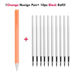 Deli Nusign Metal Gel Pen Set Sign Pen Rollerball Pучка Caneta Gel 0.5MM PREMEC Switzerland Refill Office School Supplier