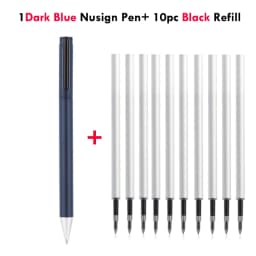 Deli Nusign Metal Gel Pen Set Sign Pen Rollerball Pучка Caneta Gel 0.5MM PREMEC Switzerland Refill Office School Supplier