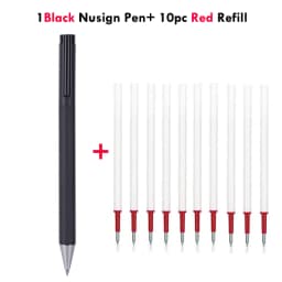 Deli Nusign Metal Gel Pen Set Sign Pen Rollerball Pучка Caneta Gel 0.5MM PREMEC Switzerland Refill Office School Supplier