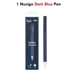 Deli Nusign Metal Gel Pen Set Sign Pen Rollerball Pучка Caneta Gel 0.5MM PREMEC Switzerland Refill Office School Supplier