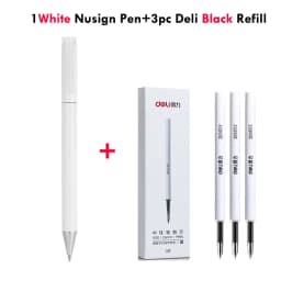 Deli Nusign Metal Gel Pen Set Sign Pen Rollerball Pучка Caneta Gel 0.5MM PREMEC Switzerland Refill Office School Supplier