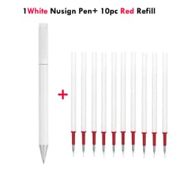 Deli Nusign Metal Gel Pen Set Sign Pen Rollerball Pучка Caneta Gel 0.5MM PREMEC Switzerland Refill Office School Supplier