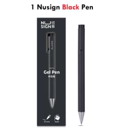 Deli Nusign Metal Gel Pen Set Sign Pen Rollerball Pучка Caneta Gel 0.5MM PREMEC Switzerland Refill Office School Supplier