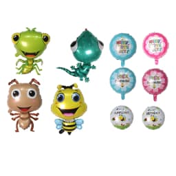1pcs New Wild Animal Aluminum Foil Balloon Bee Gecko Ant Mantis Jungle Ballon Baby Shower Kids Birthday Party Decoration Globos