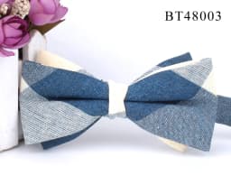Cotton Bowtie For Groom Fashion Striped Bow tie For Men Women Beige Brown Bow knot Adult Plaid Bow Ties Cravat Groomsmen Bowties