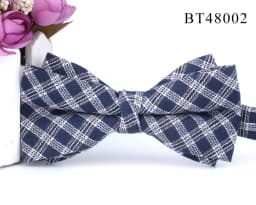 Cotton Bowtie For Groom Fashion Striped Bow tie For Men Women Beige Brown Bow knot Adult Plaid Bow Ties Cravat Groomsmen Bowties