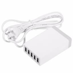 ILEPO 40W 5 USB Charger Fast Charger 5V2A Quick Charge Charger Station Dock With Cable For iPhone iPad xiaomi Kindle AU US EU KR