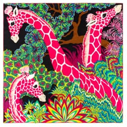 Manual Hand Rolled Twill Silk Scarf Women Timpani Print Square Scarves Echarpes Curled Foulards Femme Wrap Bandana Hijab 90CM