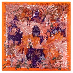Manual Hand Rolled Twill Silk Scarf Women Timpani Print Square Scarves Echarpes Curled Foulards Femme Wrap Bandana Hijab 90CM