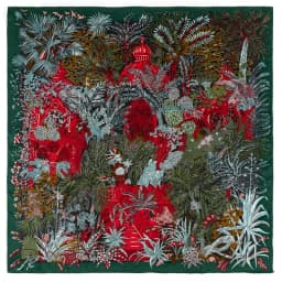 Manual Hand Rolled Twill Silk Scarf Women Timpani Print Square Scarves Echarpes Curled Foulards Femme Wrap Bandana Hijab 90CM