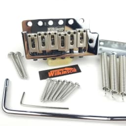 Wilkinson ST Electric Guitar Fixed 6 Screws Tremolo System Bridge Chrome Silver WOV09