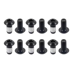 CNC MTB Road Bike Brake Rotors Torx Bolts T25 Steel Bicycle Disc Brake Rotor Bolts 12pcs