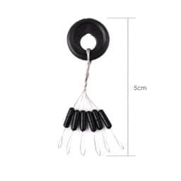 60pcs/set Resistance Space Beans Stopper Not To Hurt The Line Vertical Beans Carp Fishing Tackle Accessories Easy Use