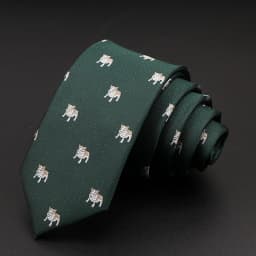 Men's Animal Slim Tie Polyester Jacquard Insect Car Bike Printed Ties For Wedding Business Suits Dress 6cm Skinny Necktie Gift