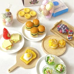 1:12 Miniature Hamburger Mini Fruit Salad Pretend Food for Blyth OB11 BJD Doll House Kitchen Play Toys Accessories