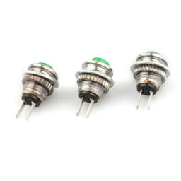 5pcs DS-101 8mm on/Off Push Button Switch Mini Lockless Momentary ON OFF Push Button Micro Normally Open Switch