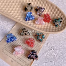 Exquisiteacetic acid catch clip mini girl bangs clip Korean net red hair clip simple temperament children adult braided hairclip