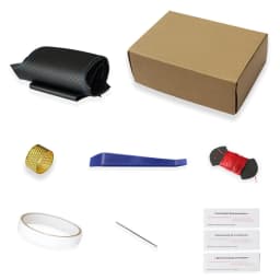 Non-Slip Black Artificial Leather DIY Car Steering Wheel Cover For Audi TT TTS (8J) 2006-2014 A3 S3 (8P) Sportback 2008-2012 R8