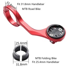 Bicycle Stopwatch Holder MTB Bike Front Handlebar GPS Speedometer Mount Holder For Garmin Bryton Wahoo Bike Computer Mount SM516