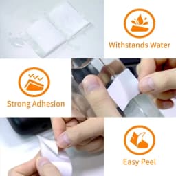 Phomemo Thermal Papel for M110/M200 Printer Home Office Labels Colorful Adhesive Paper Round Square Printable Sticker Paper