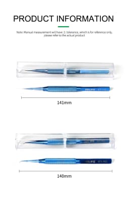 RELIFE RT-11C /RT-15C Flying Tweezers Titanium Alloy Precision for Mobile Phone Repair Motherboard BGA Fingerprint Tweezers